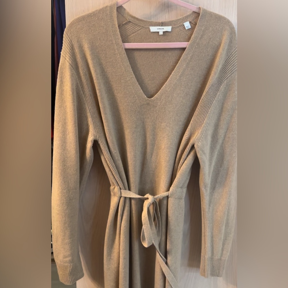 Tan Sweater dress